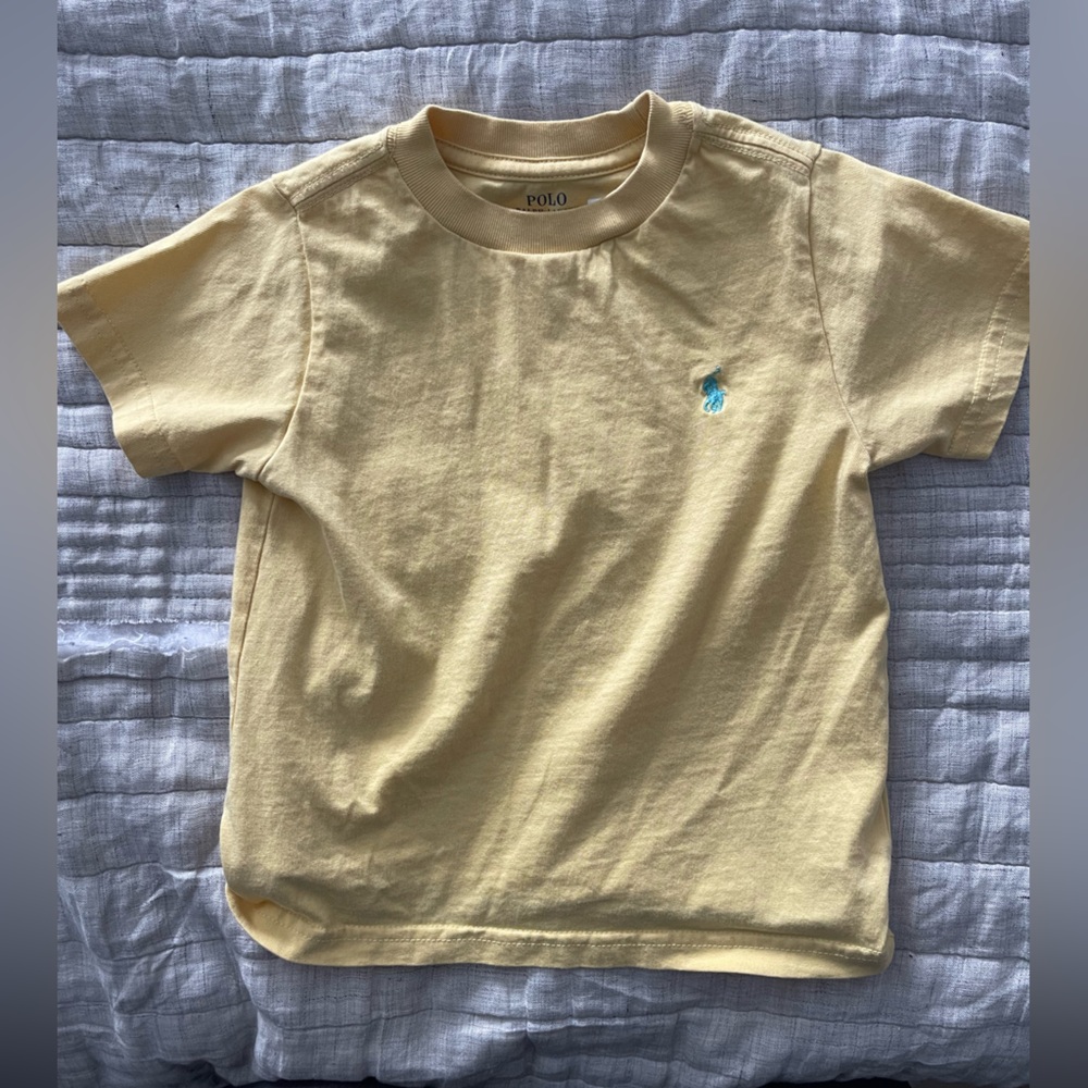 Three Short Sleeve polo t-Shirt with Embroidered Logo